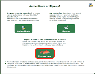 Authenticate or Sign-up?