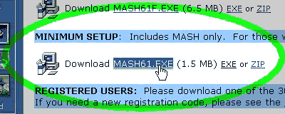 MASHのダウンロード